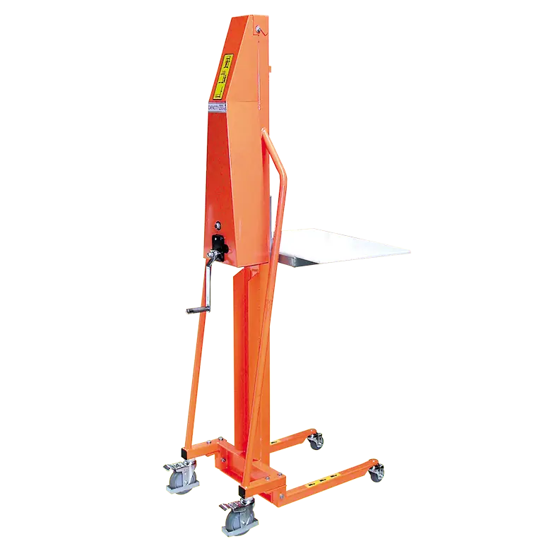 HUE150 electric work positioner, 150kg capacity with 1500mm powered lift height.